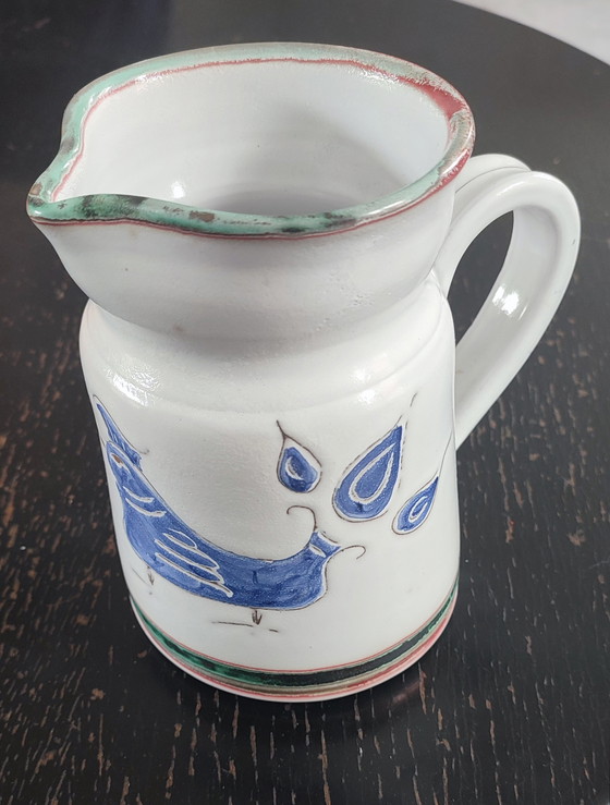 Image 1 of Edmond Guizol ceramic pitcher in Vallauris
