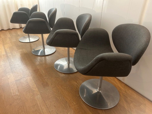 4x Artifort Little Tulip, designer Pierre Paulin.