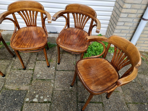 4 ZPM Radomsko (Thonet) Bentwood Chairs Vintage – Dining chairs (photo 5 of 14)