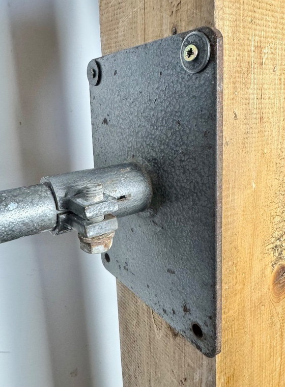 Image 1 of Large Vintage Industrial Aluminium Factory Wall Spotlight, 1970s