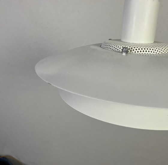 Rare vintage Danish Layered Pendant Lamp – Jeka Belysning – Aluminium (photo 8 of 11)