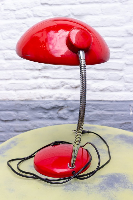 Image 1 of Vintage 70's MASSIVE Bauhaus-stijl Bureaulamp