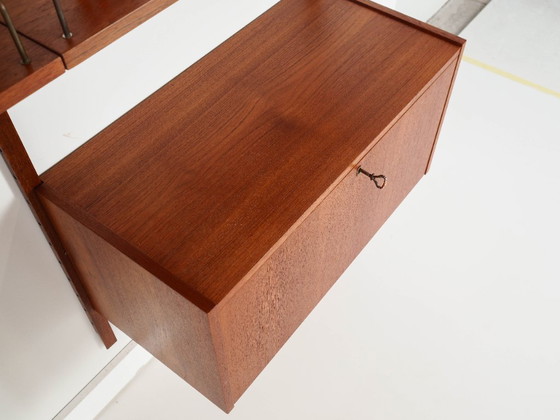 Image 1 of Estantería de teca, diseño danés, años 60, producción: Dinamarca