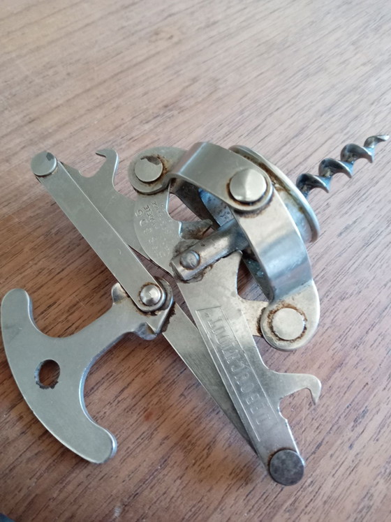 Debouchtout Kurkentrekker, jaren 1930/1940 – Tafelaccessoires, Metaal (photo 6 of 6)