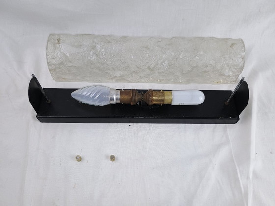 Image 1 of Vintage brutalistische wandlamp J.T. Kalmar Oostenrijkse lamp uit het midden van de 20e eeuw