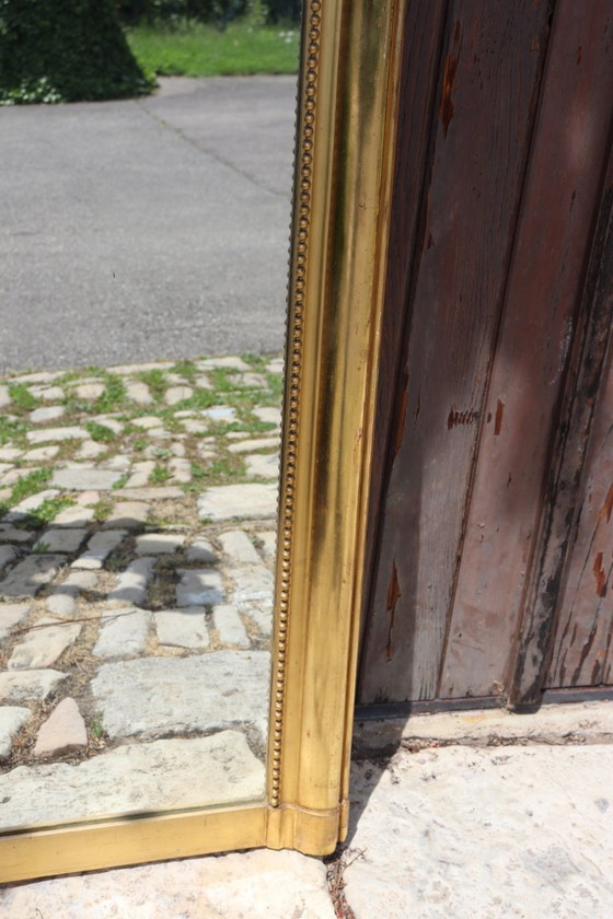 Image 1 of Large gilded mirror in the Louis XV style