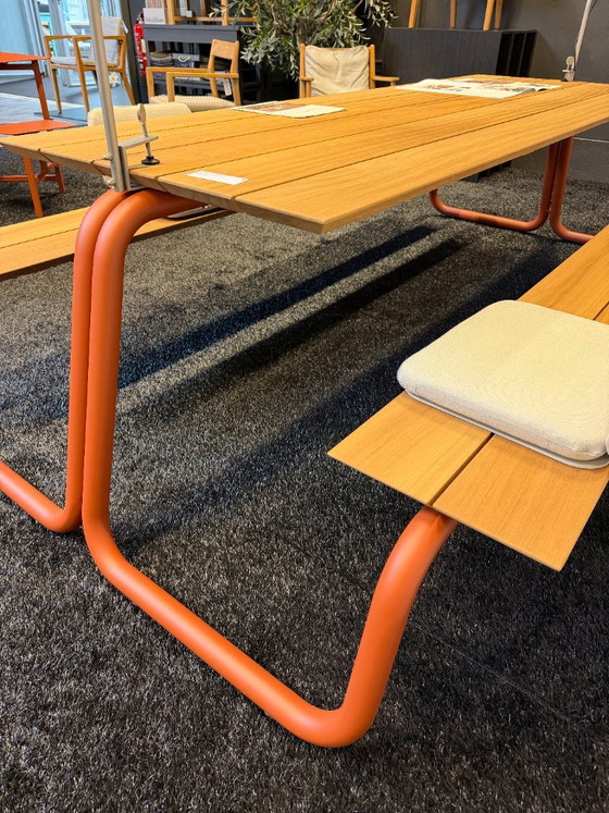 Wünder - Table moyenne 285 x 166 x H 73 cm, Brun cuivré – Tables de jardin (photo 3 of 7)