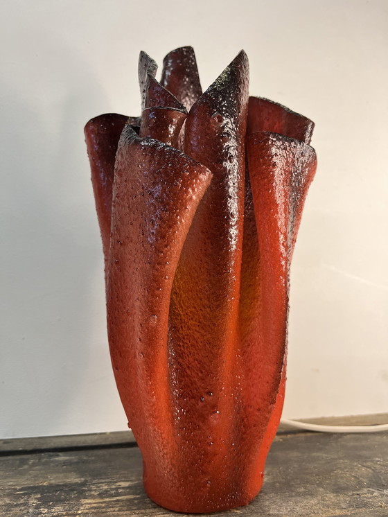 Image 1 of Vintage mid century Georgia Jacob style lamp 