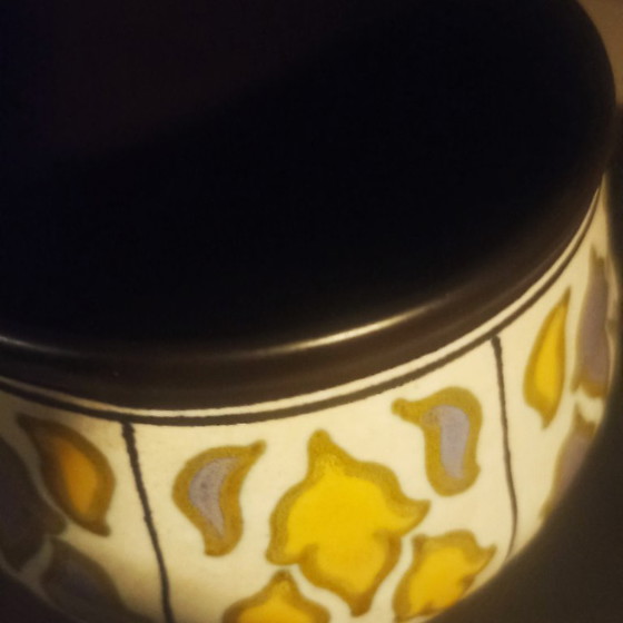 Image 1 of Art Deco Vase Sijna-Plateelbakkerij Zuid-Holland (1921) Mint condition.