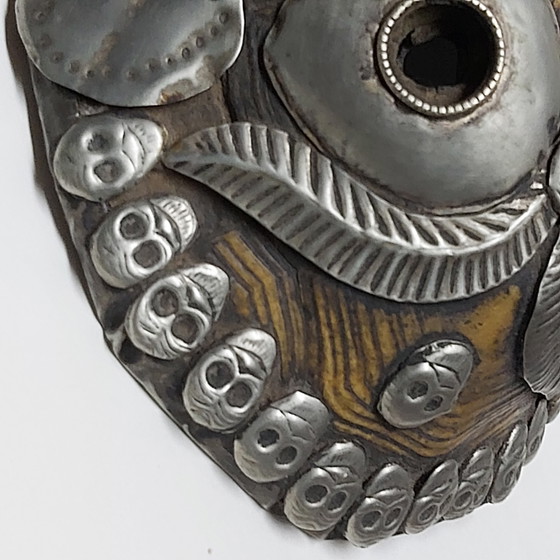 Image 1 of Ritual Tibetan Turtle Shell Mask Kapalas Offering Bowl