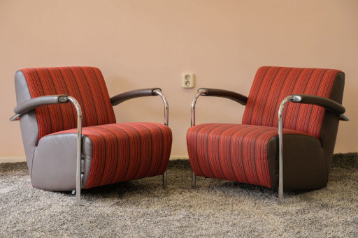 2x fauteuil Leolux Scylla