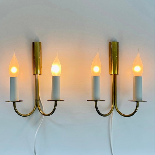 2x Lyskaer Denmark dubbele LAMPEN Mid Century design