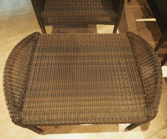 Image 1 of 2 poltrone DEDON con poggiapiedi (cuscini inclusi)