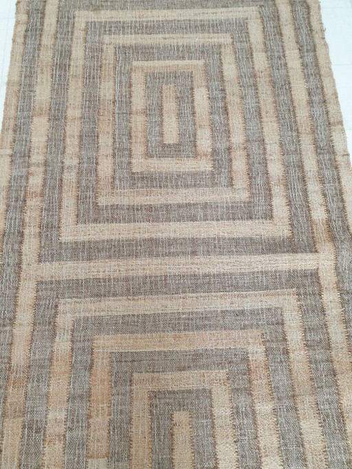 Nuovo tappeto in juta tessuto a mano direttamente dall'importatore