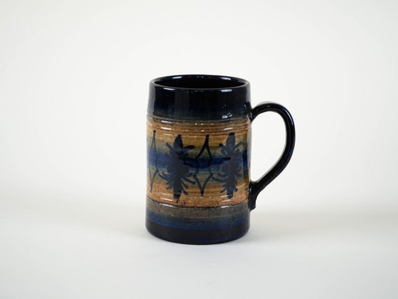 Image 1 of Chope à bière en céramique, design danois, années 1970, fabriquée au Danemark