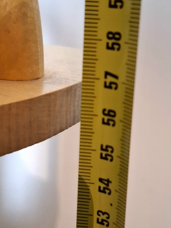 Image 1 of Houten asbak uit de jaren 80 met tijdschriftenrek.