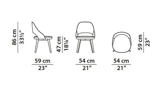 Image 1 of Baxter - Silla Colette / 4 sillas de comedor de Roberto Lazzeroni