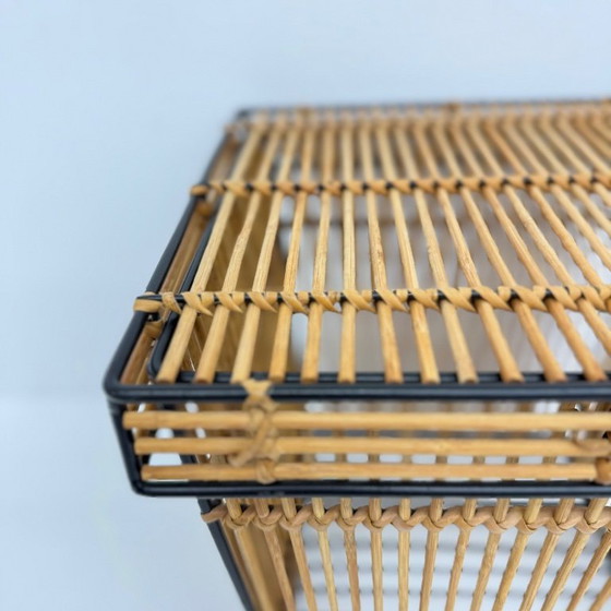 Image 1 of Set of 2 Storage Baskets by Dirk van Sliedregt for Rohé, Netherlands 1960s