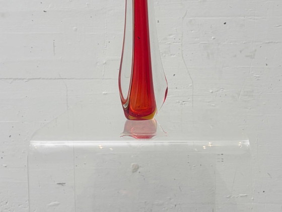 Image 1 of Flavio Poli Murano Vase for Seguso Vetri d’Arte – Sommerso technique, 1950s