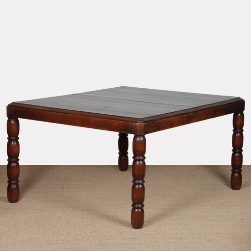 Table de repas extensible, travail français des années 1940
