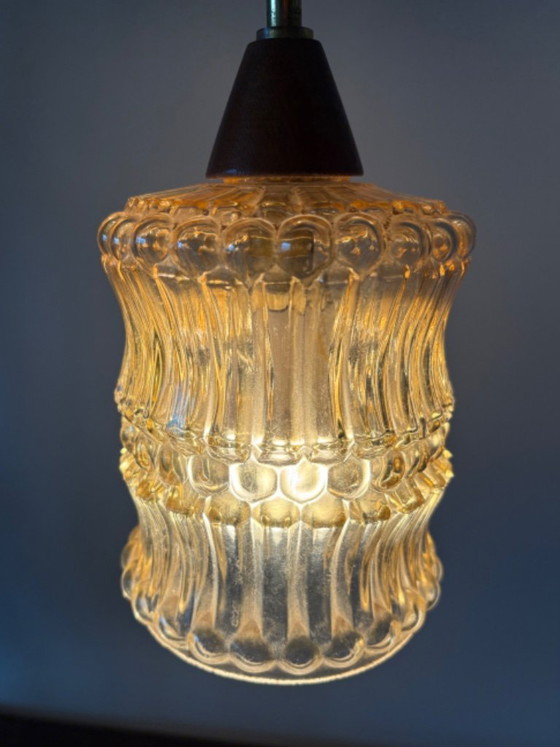 Image 1 of Vintage retro Britse hanglamp/plafondlamp uit de jaren 60