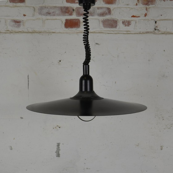 Image 1 of 1x pull down saucer pendant light