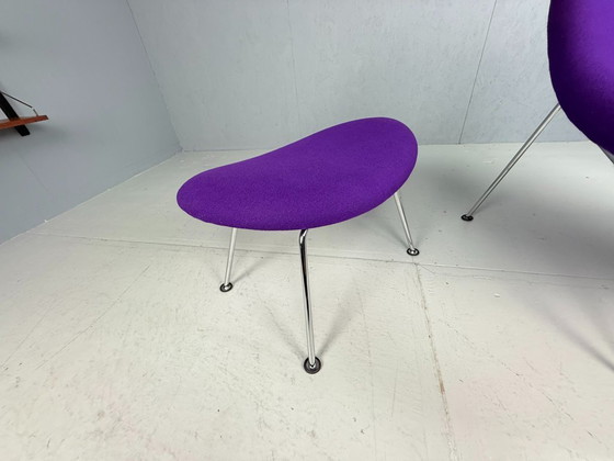 Image 1 of Sillón y reposapiés Pierre Paulin F157 "Big Oyster" para Artifort, 1964