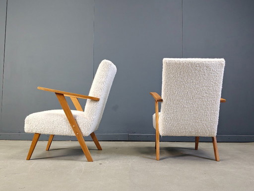 Coppia di poltrone olandesi di metà secolo, anni '60