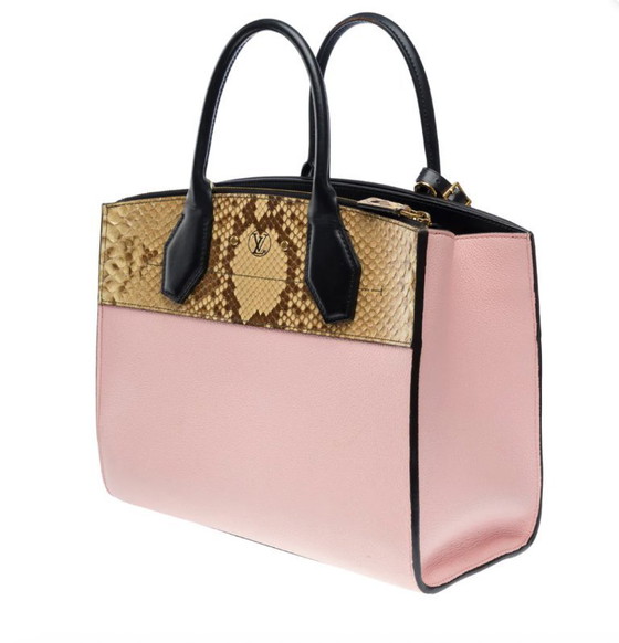 Image 1 of Sac LOUIS VUITTON City Steamer en Cuir Rose - 101869