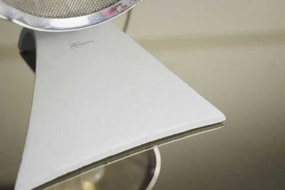 Image 1 of Lampada industriale vintage di Vogel, lampada da lavoro cromata regolabile olandese, illuminazione da studio AV