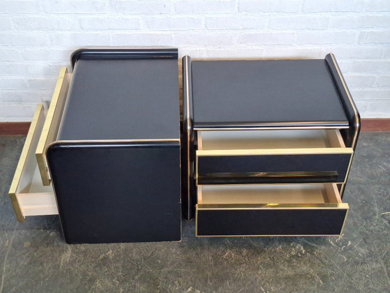 Image 1 of 2 comodini "stile hotel chic" anni '70