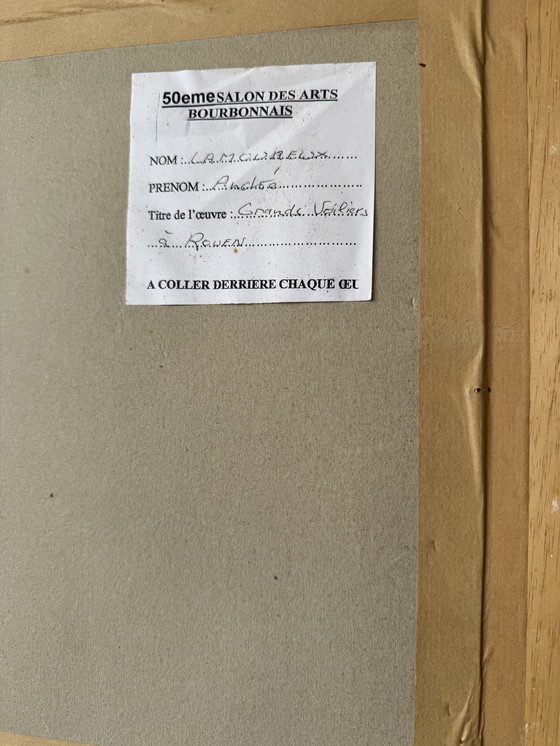 Image 1 of Dipinto ad olio marino nei toni del rosa