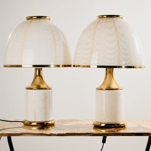 MK11601 Mazzega table lamp by F. Fabbian, Set of 2
