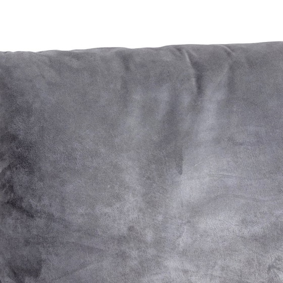 Image 1 of Originele Koinor Schwof hoekbank, designbank Bison 69, blauw leer
