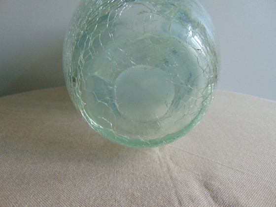 Image 1 of Vaas met Craquelé en lusterglazuur