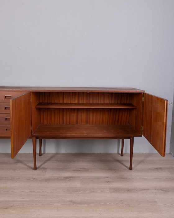 Image 1 of VINTAGE 1960s TEAK WOOD SIDEBOARD, ITALIAN DESIGN