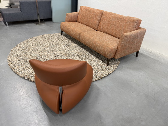 Image 1 of Pode Quote Sofá 3 Plazas Tela Ruvido Naranja
