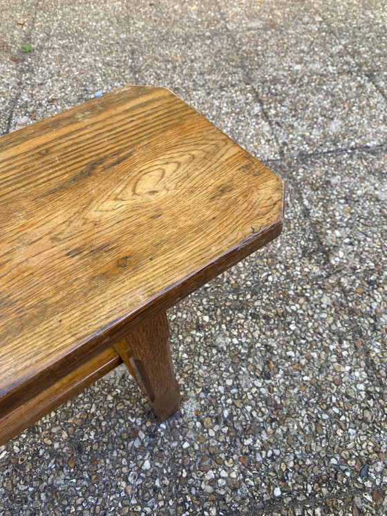 Solid Oak Wood Farmhouse Bench 220cm for Rustic 1950s Farmhouse Table – Benches (photo 8 of 17)