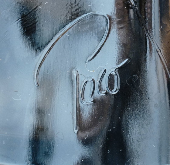 Image 1 of Ensemble de 2 bouteilles vintage en verre de Berne de Paco O. Frey – Style moderne du milieu du siècle