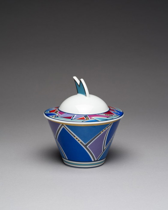 Image 1 of Rosenthal - Solveig Samhaber - Box - Künstler-Sammeldosen "Artist Collection Boxes" series Porcelain Post-modern Memphis-Era