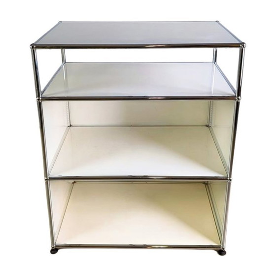 Image 1 of Credenza USM Haller originale bianca 3x1 cassettiera ripiano Fritz