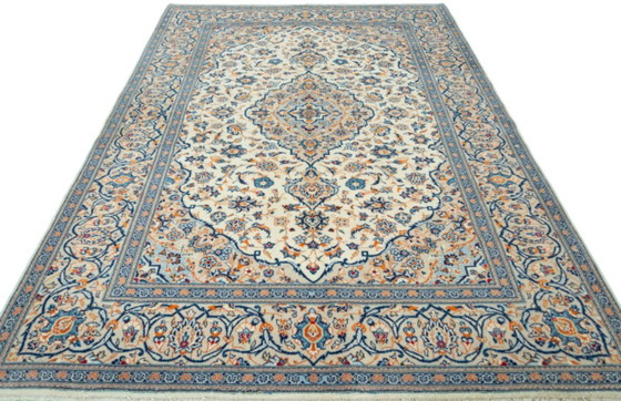 Image 1 of Hand-knotted Kashan cork oriental rug - 294 x 196 cm