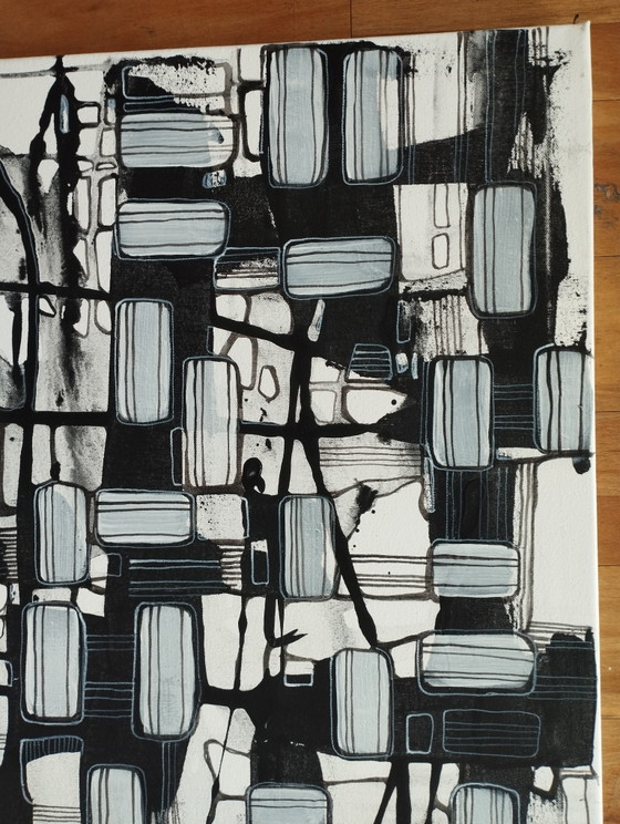 Natia Antadze Abstracte Compositie XXL – Schilderijen & Tekeningen, Canvas (photo 12 of 15)