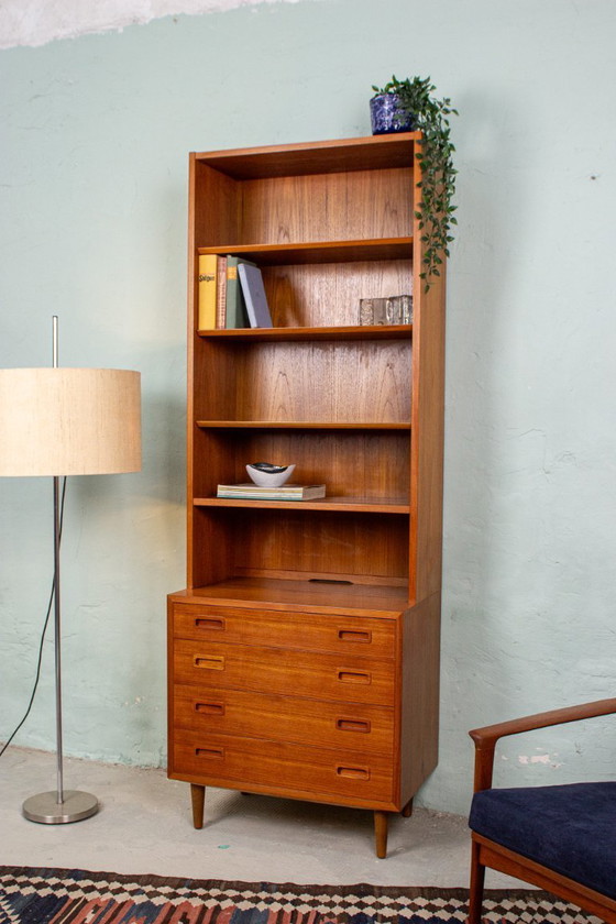 Image 1 of Vintage boekenkast, dressoir, bijzettafel, teak, Hundevad Deens