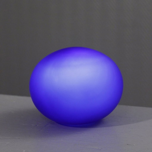 Habitat Pebble lamp vintage cobalt blue glass design 2001