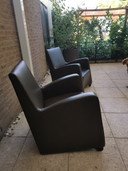 4 x Wittmann, Duke Armchairs, Farbe braun