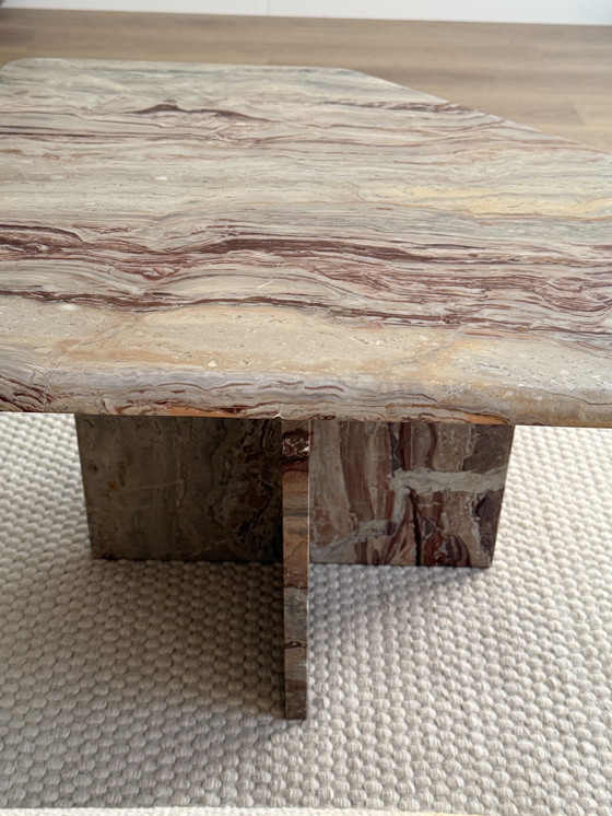 Image 1 of Vintage marmeren salontafel, Italië 1970