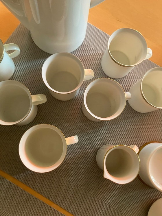 ¡Colección de porcelana Rosenthal Berlin Kurfürstendamm de Cuno Fischer! ¡Blanco/Dorado! ¡Mediados de siglo! (photo 7 of 8)