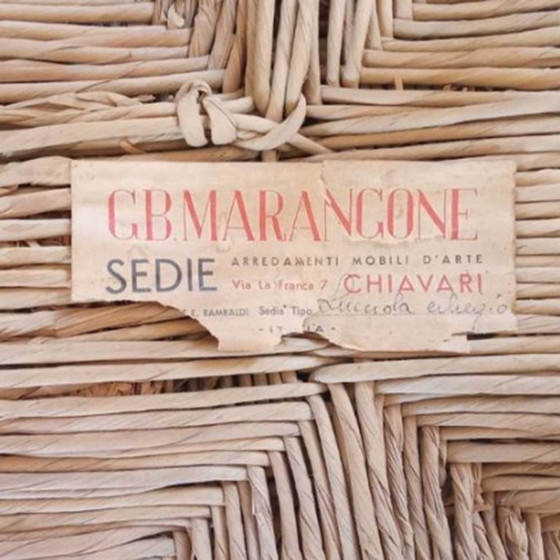 Image 1 of Set van 4 Italiaanse stoelen van G.B. Marangone, 1960