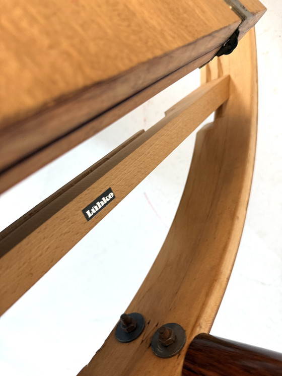 Image 1 of Vintage extendable Pallisander dining table, Lübke '60